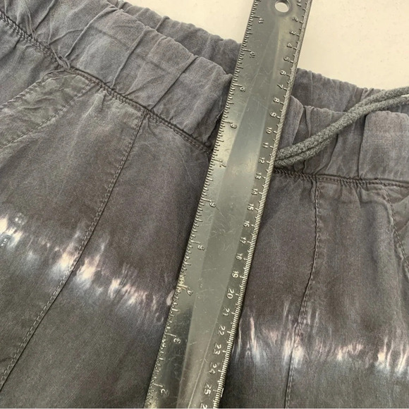 Cloth Stone Anthropolgie Pants Joggers Woman XS Charcoal Chambray Pockets New - Picture 10 of 12